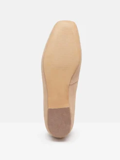 Sloane Narrow Fit Neutral Suede Loafers