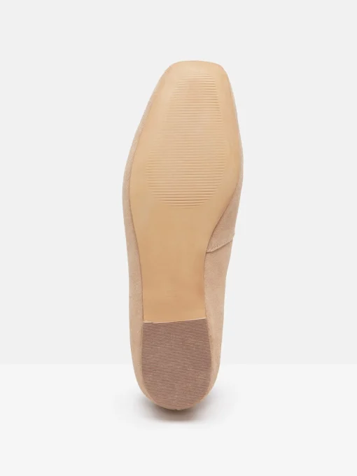 Sloane Narrow Fit Neutral Suede Loafers