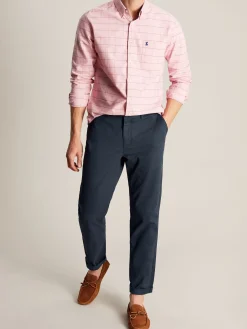 Stamford Navy Blue Slim Fit Chinos