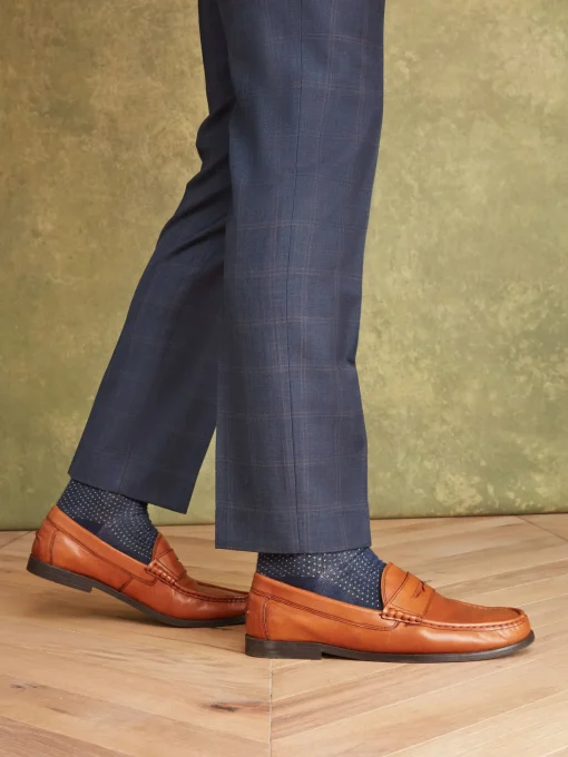 Tan Brown Penny Loafers