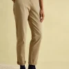 Tan Stone Slim Fit Chino Trousers