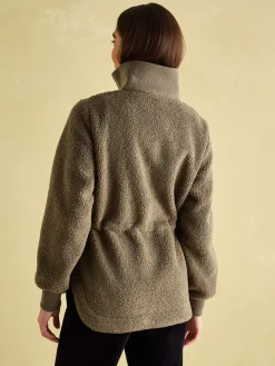 Thurleston Khaki Green Borg Fleece