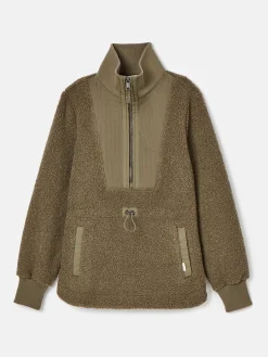 Thurleston Khaki Green Borg Fleece