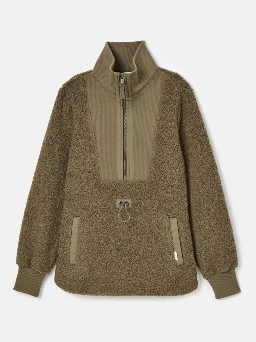 Thurleston Khaki Green Borg Fleece