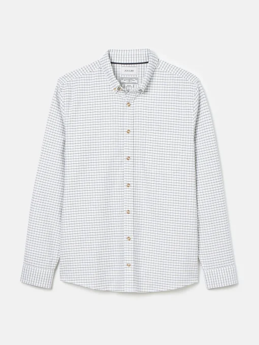 Welford Green Cotton Check Shirt