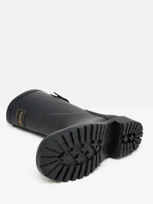 Wistow Black Adjustable Mid Calf Wellies