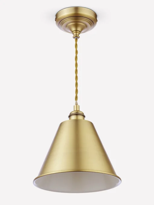 Wollaton Gold Brass Ceiling Pendant