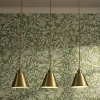 Wollaton Gold Three Bar Brass Ceiling Light