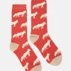 Women's Amble Red Icon Socks (size 4-8)