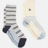 Women's Everyday Blue 2 Pack Socks (size 4-8)
