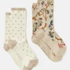 Women's Everyday Neutral/Tan 2 Pack Socks (size 4-8)