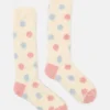 Women's Fluffy Cream Socks (size 4-8)