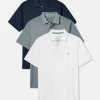 Woody 3 Pack Multi Cotton Polo Shirts